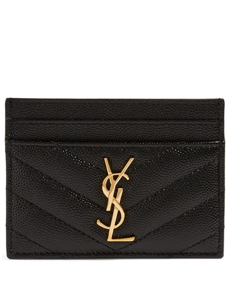 ysl card older|YSL monogram card holder.